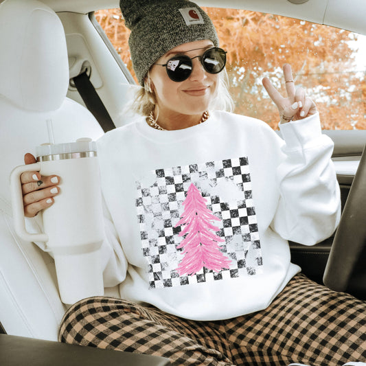 Pink Tree Sweatshirt