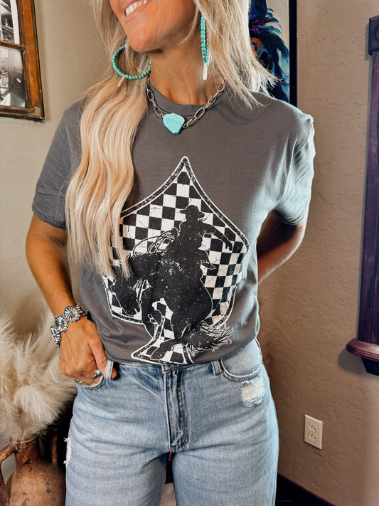 Retro Rodeo Spade Tee