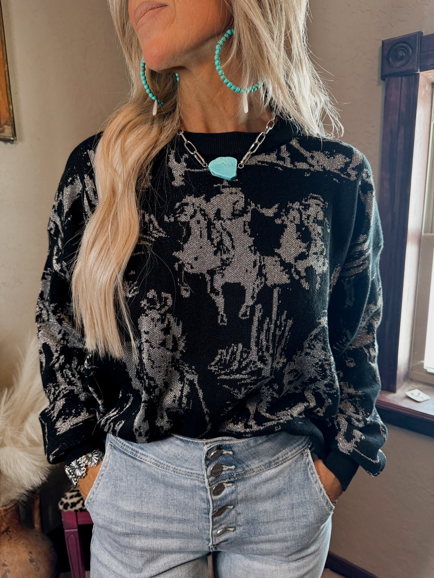 Rhinestone Cowboy Sweater