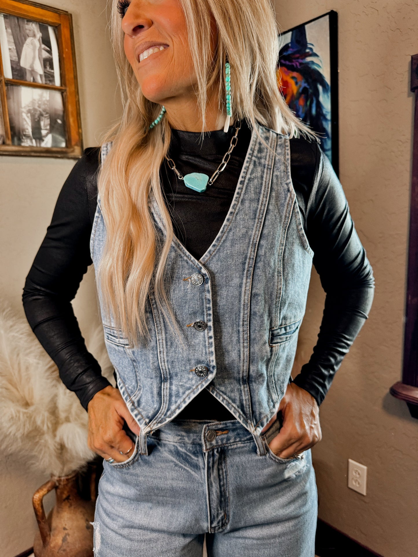 Denim Vest